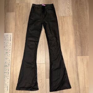 Edikted Black Boot Cut Jeans